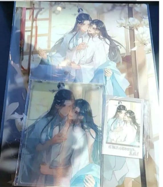 魔道祖師 カフェ お誕生日box特典　藍忘機　カード　魏無羨　公式茶屋