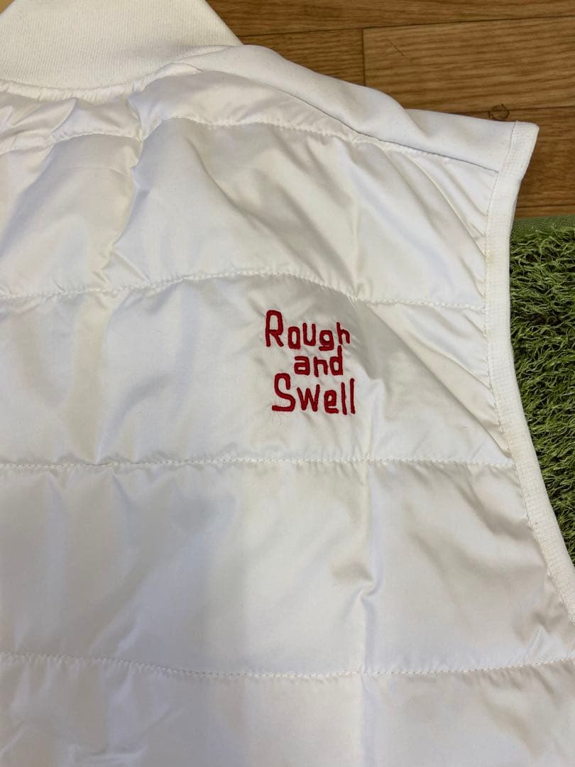 新品正規品【ROUGH&SWELL/XL】ダンボールニット中綿ベストストレッチ