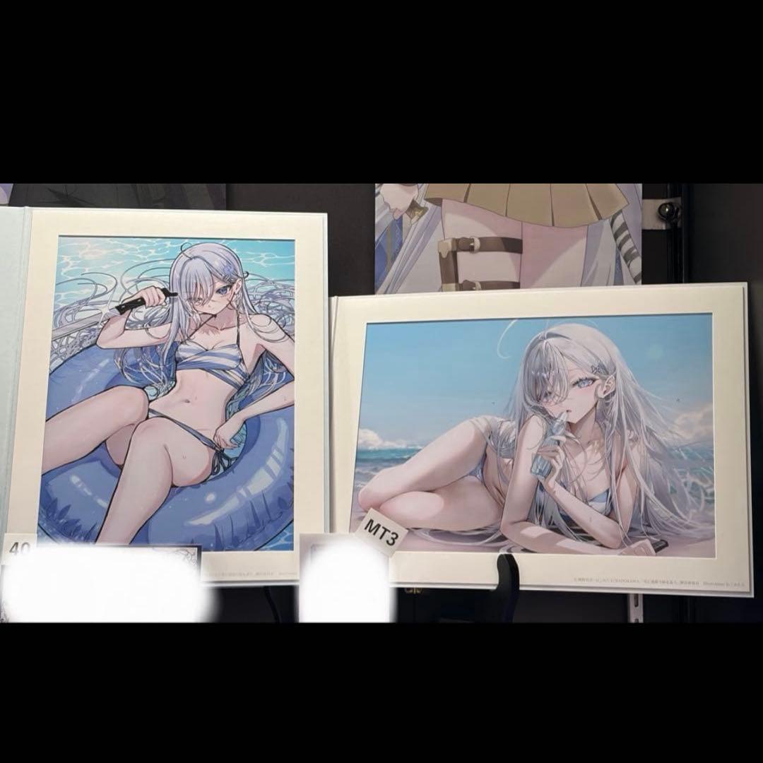 死亡遊戯で飯を食う。 44:CLOUDY BEACH フレーム入り複製原画セット