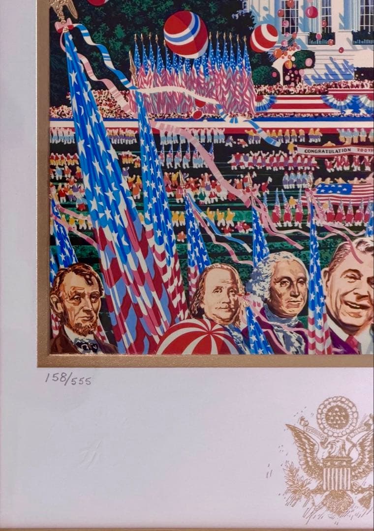 ヒロ・ヤマガタ「We the People 」版画 ホワイトハウス #280-1