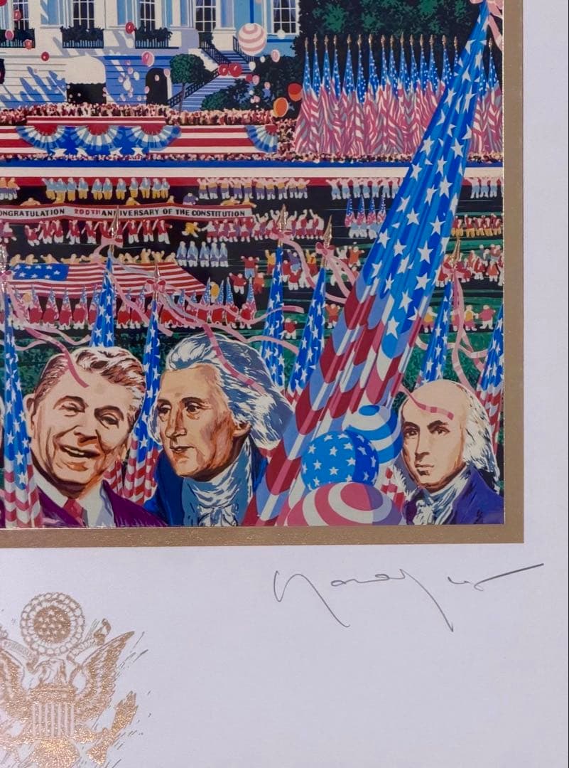 ヒロ・ヤマガタ「We the People 」版画 ホワイトハウス #280-1