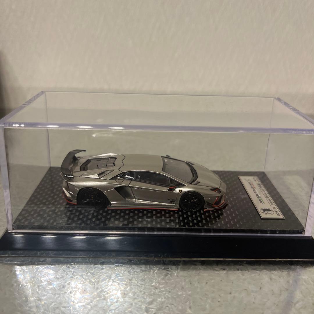 YM ランボルギーニ　アヴェンタドールS 1/64 ミニカー