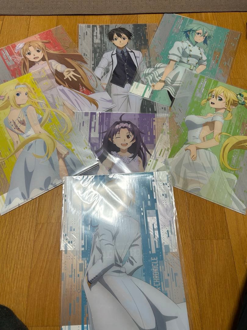 ソードアート・オンライン エクスクロニクルクリアファイル東京京都未開封全種セット