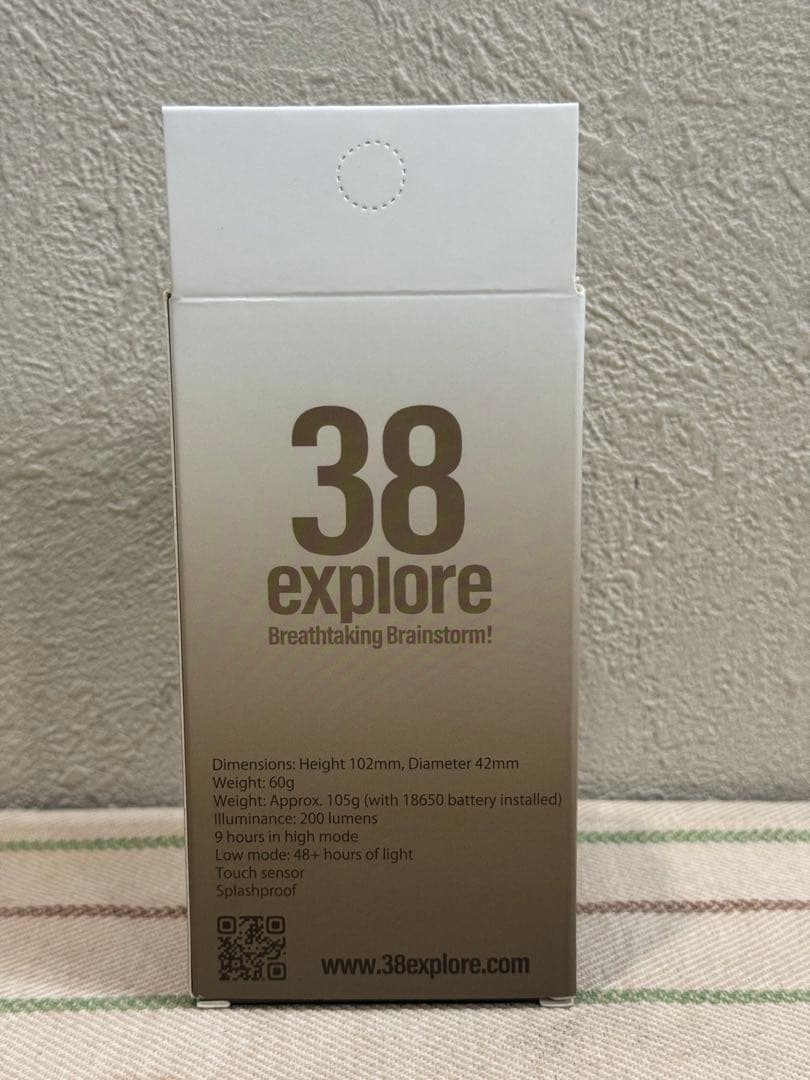 38explor BEEL コラボ 38灯 BeerMIYABI 縦縞無 クリア