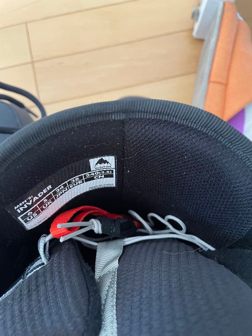 Burton 黒 スノーボードブーツ メンズ用