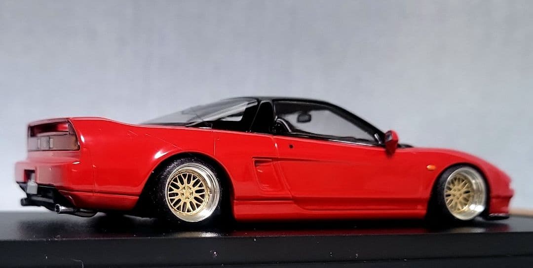 1/43　ホンダ　NSX改　BB-LM　ゴールド　アルミ製　深リム