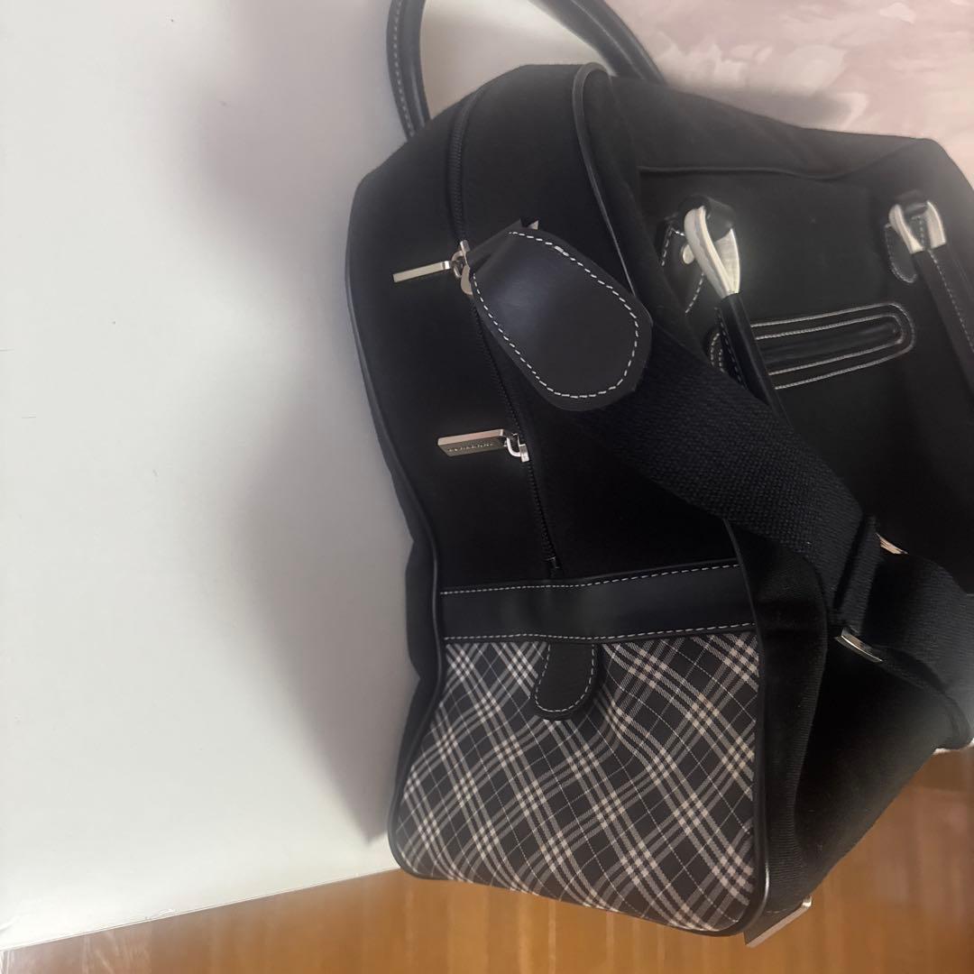 BURBERRY GOLF バーバリー ゴルフ 黒 ボストンバッグ 新品