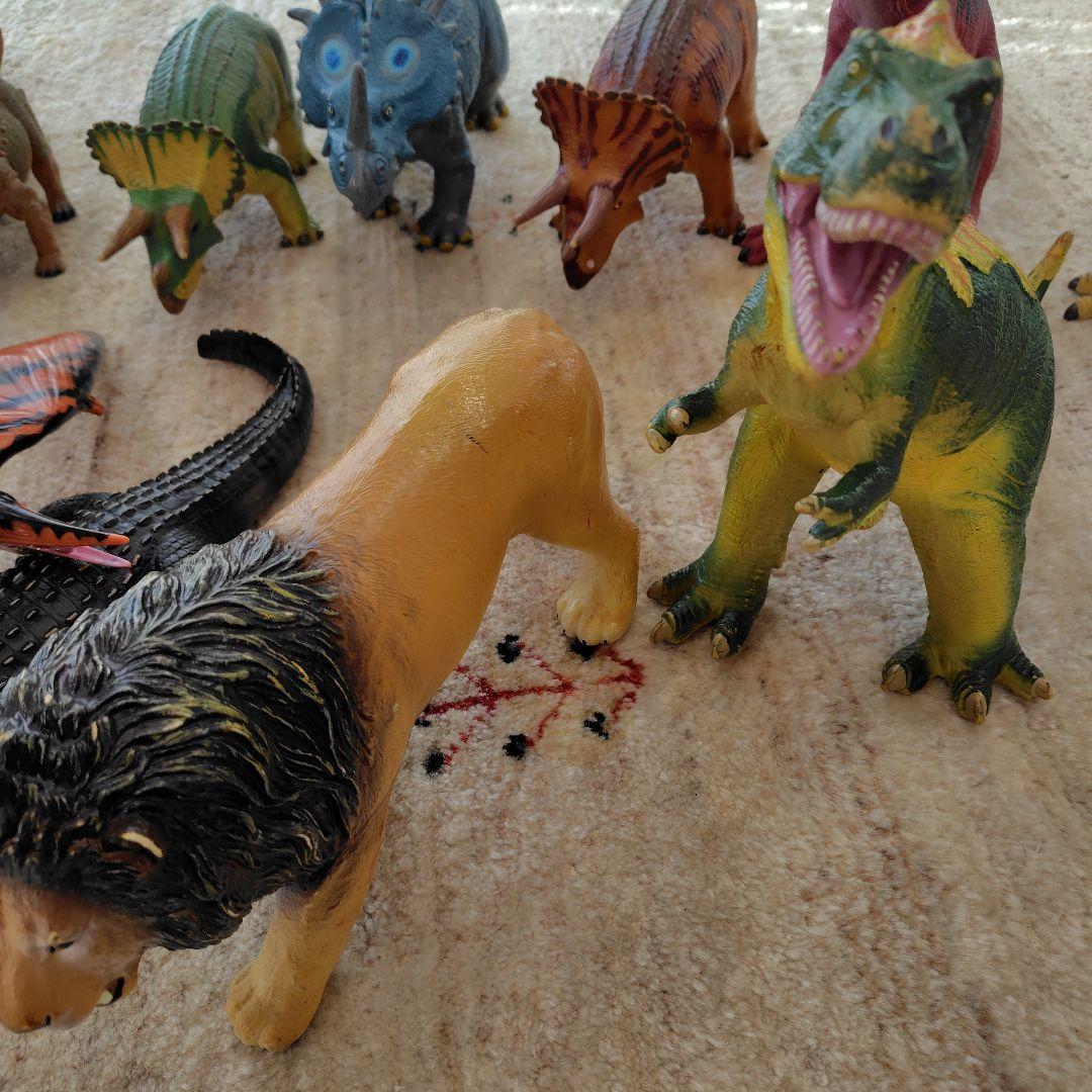 フェバリット DINOSAURなど　大きい恐竜 ソフビ 16体まとめ売り