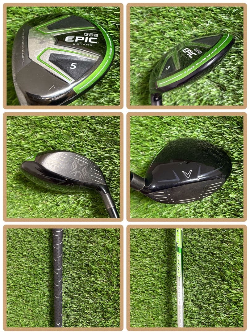 レフティセットSLDR.EPIC STARウッドセット等12本アディダスバッグ付