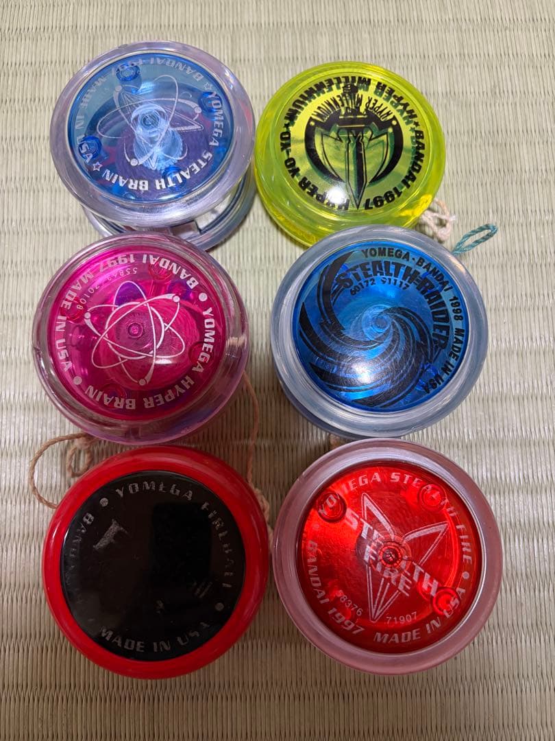 初期USA製 ハイパーヨーヨー6点セット ケース付 ステルスレイダー他