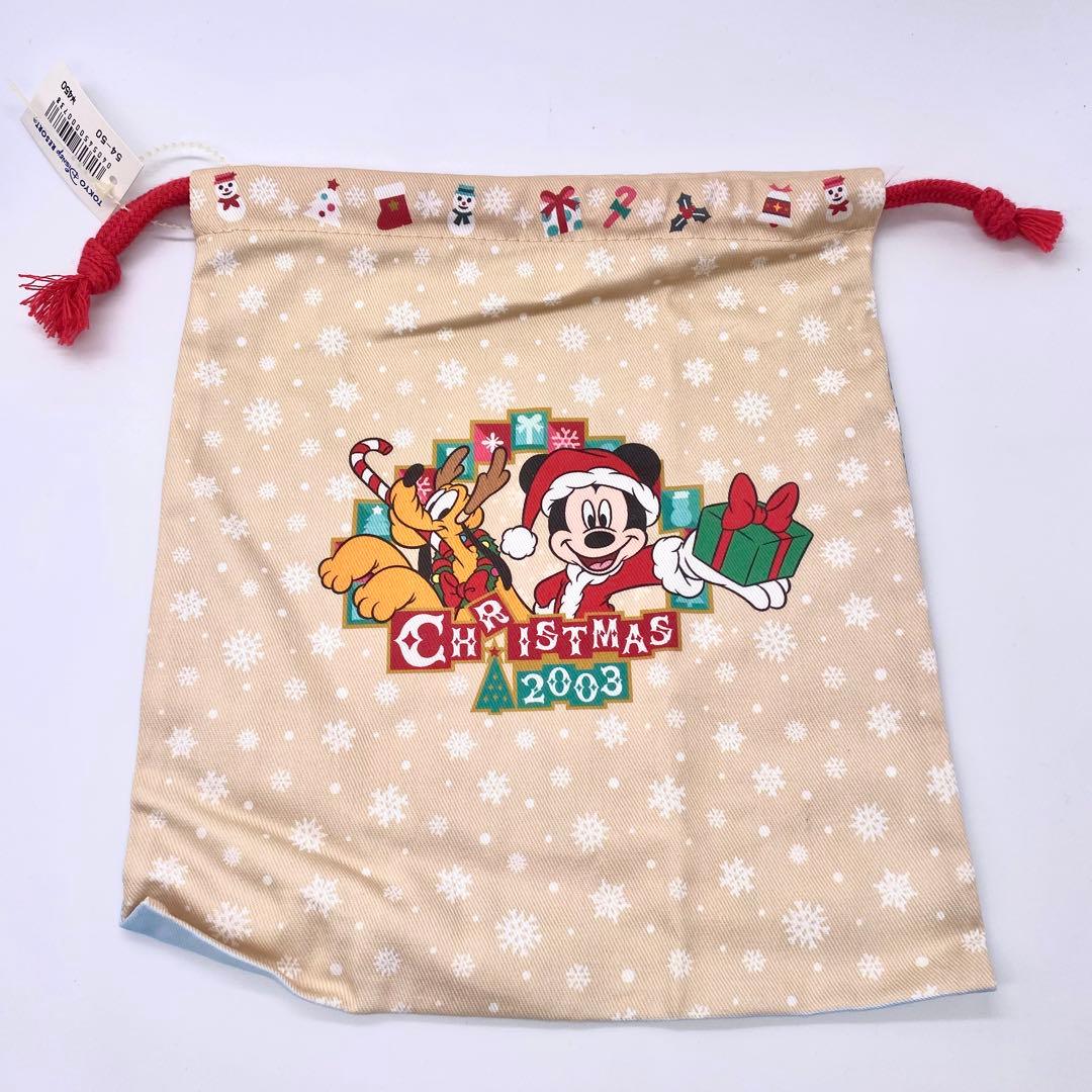 ③ 巾着 Disney クリスマス　2003 20th ディズニーランド
