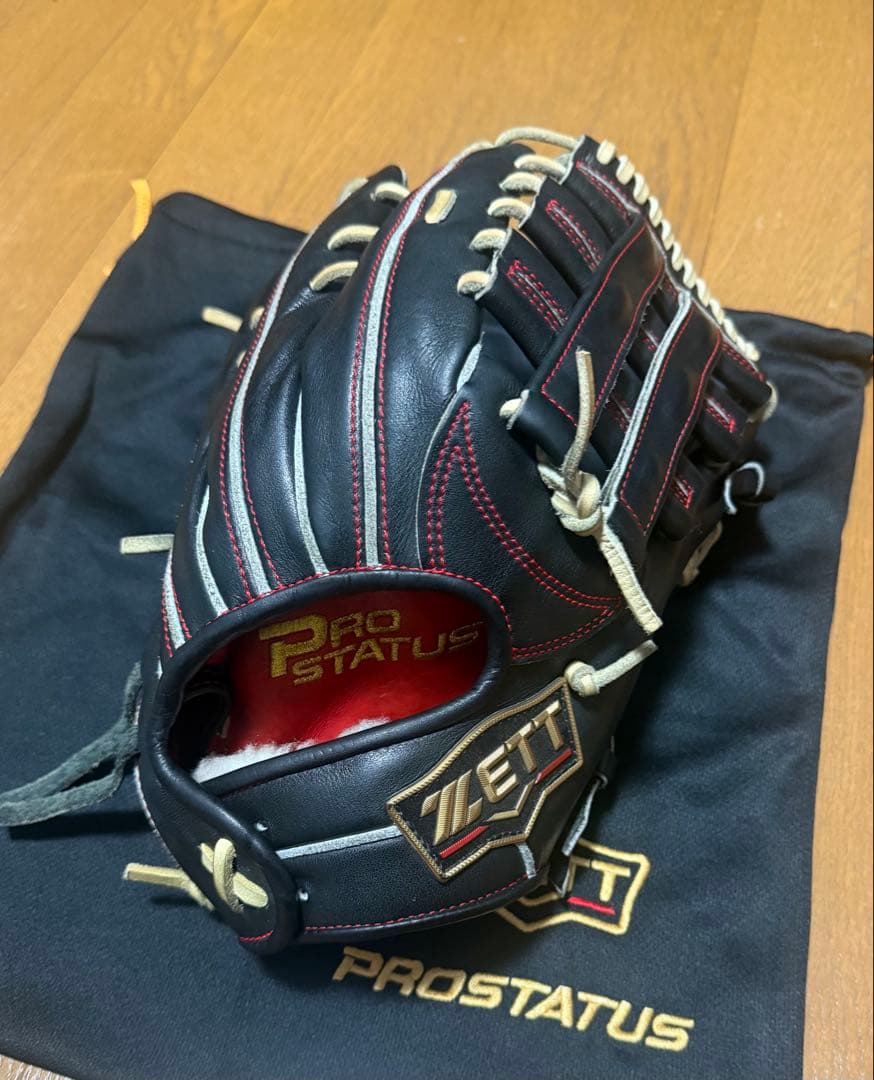 ゼット　プロステイタス　硬式用オーダーグラブ　297型　中川モデル　美品