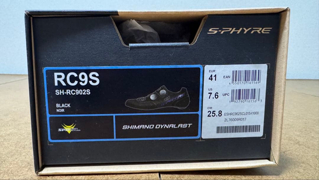 シマノ シューズ RC9S S-PHYRE 41サイズ ブラック特別エディション