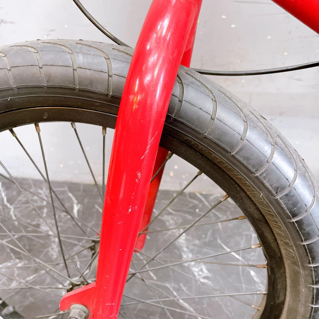 分解配送【917】BMX volume bike モトクロス レッド 20インチ