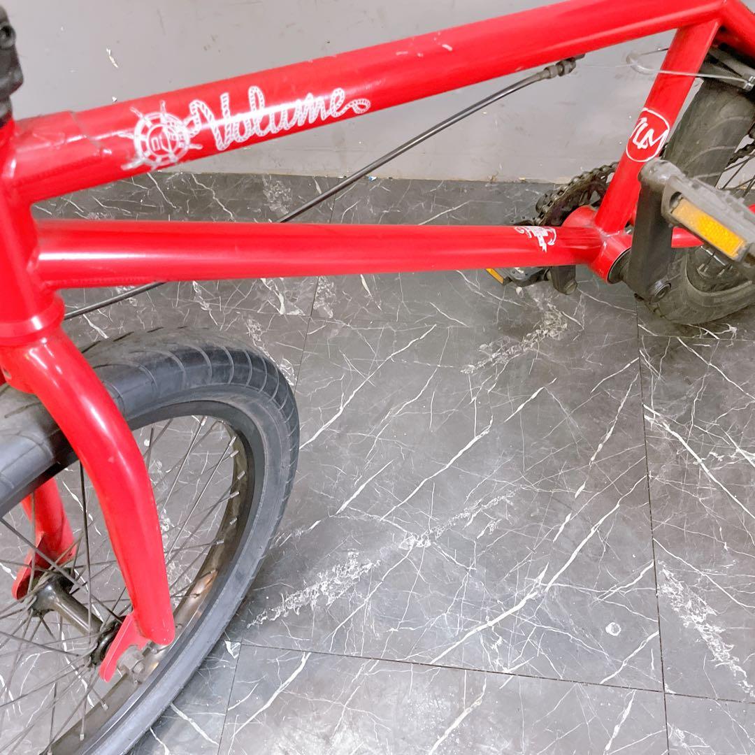 分解配送【917】BMX volume bike モトクロス レッド 20インチ