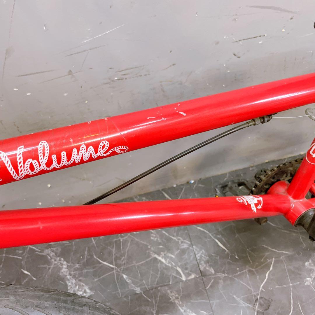分解配送【917】BMX volume bike モトクロス レッド 20インチ
