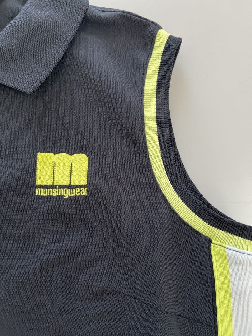 munsingwear ノースリーブポロワンピース