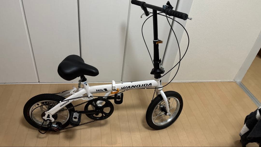 WANQIDA 折りたたみ自転車 ホワイト