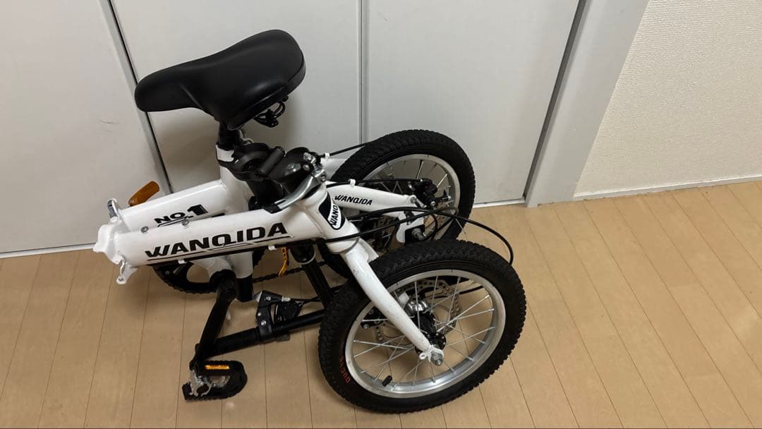 WANQIDA 折りたたみ自転車 ホワイト