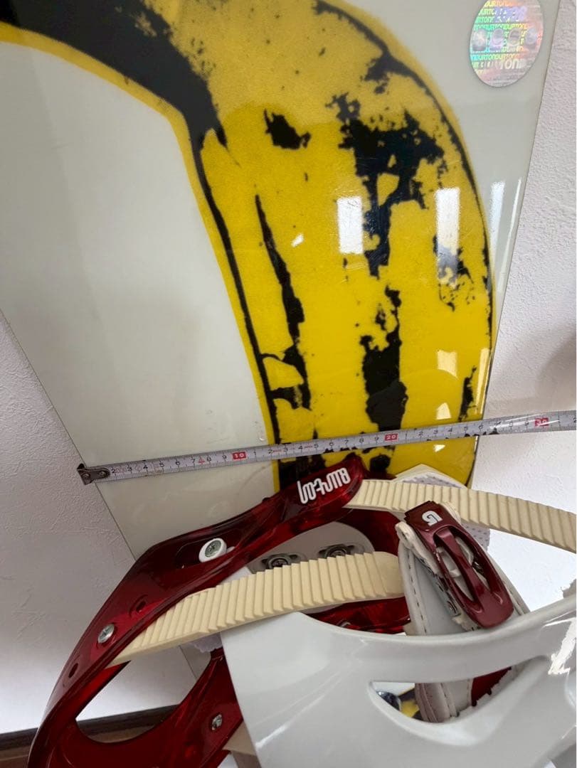 Andy Warhol スノーボード バナナデザインビンディング付き