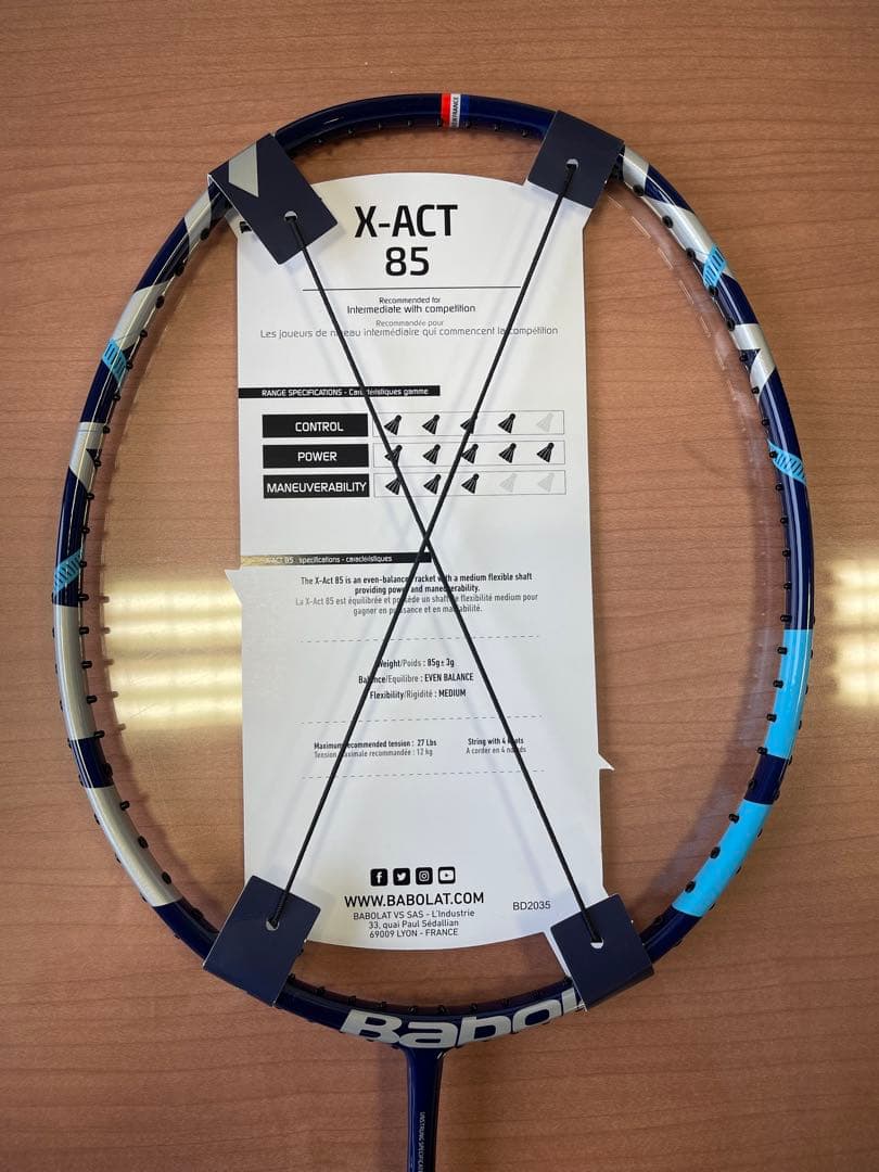 Babolat X-ACT 85 バドミントンラケット