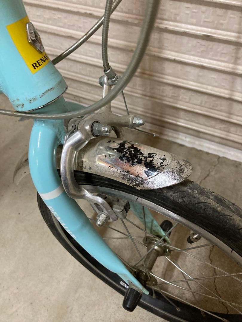 RENAULT 折りたたみ自転車 青