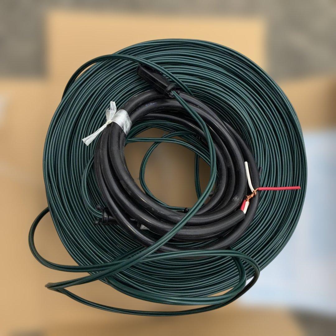 値下げしました！農電ケーブル 200V 1000W 120m