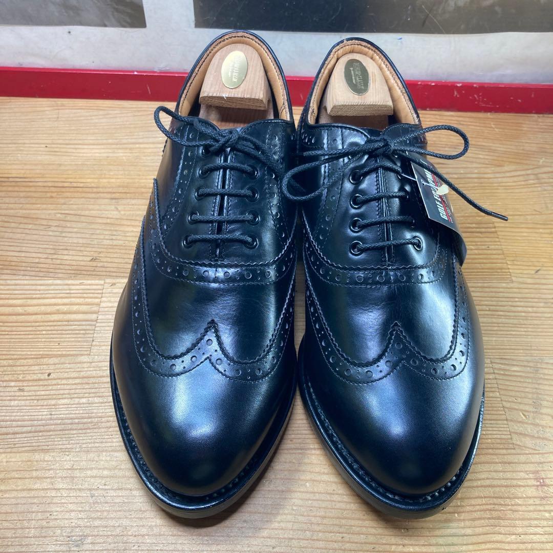 DUNLOP CLASSIC ゴルフシューズ ウイングたチップ ブラック 未使用