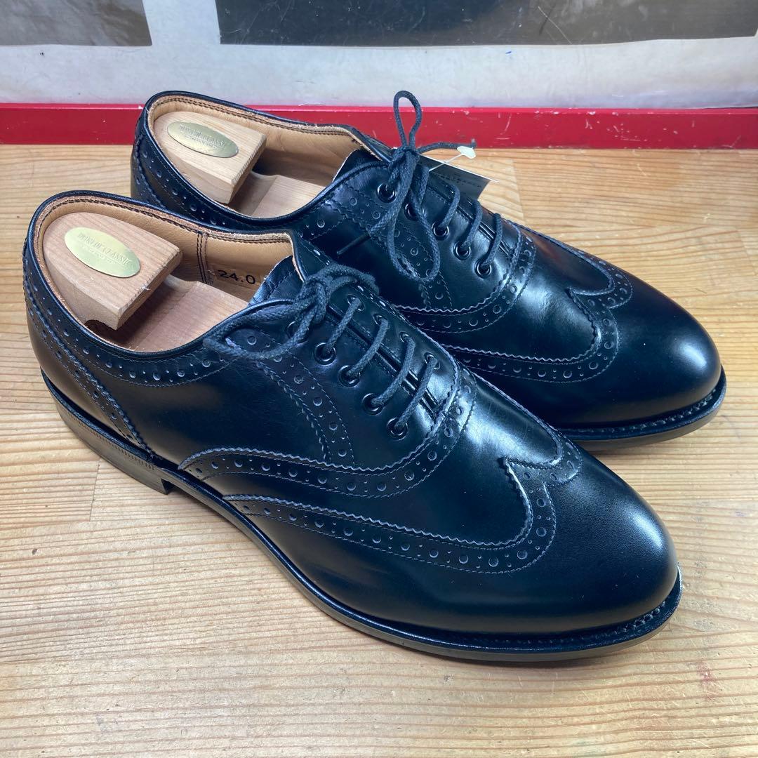 DUNLOP CLASSIC ゴルフシューズ ウイングたチップ ブラック 未使用