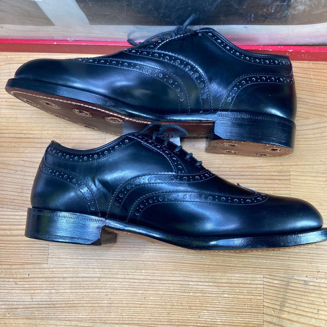DUNLOP CLASSIC ゴルフシューズ ウイングたチップ ブラック 未使用