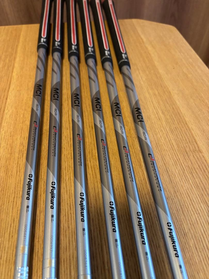 Mizumo Pro 245アイアン MCI 80R（5-9、P）６本セット
