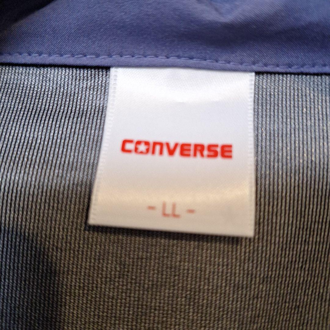 CONVERSE パープル ブラック ジャケット耐水性防風ユーティリティーウエア