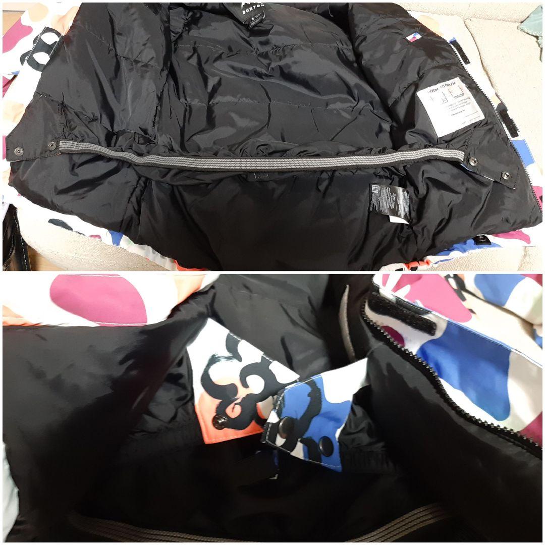 美品　キッズ　BURTON スノーウェア S 花柄 撥水 防寒