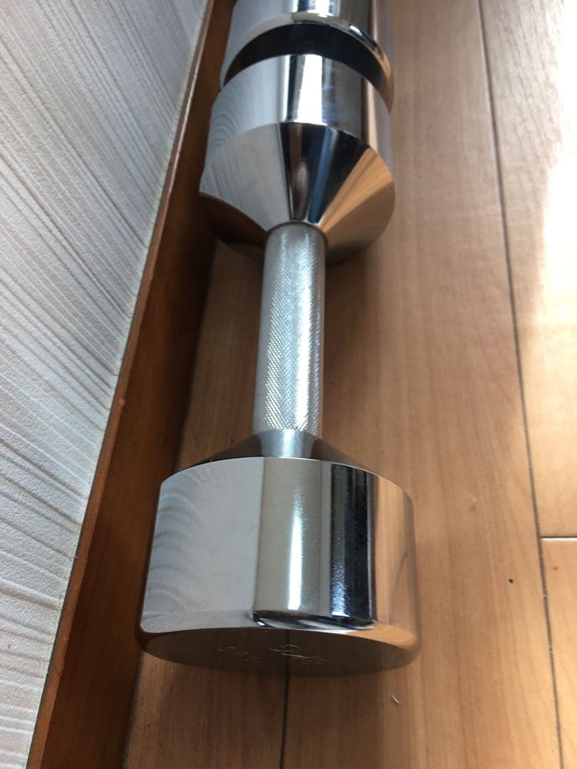 IROTEC クロム ダンベル 8KG x 2個セット