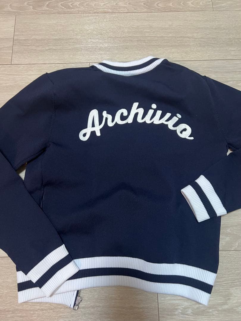 archivio アルチビオ ジップジャケット ブルゾン 38 ネイビー