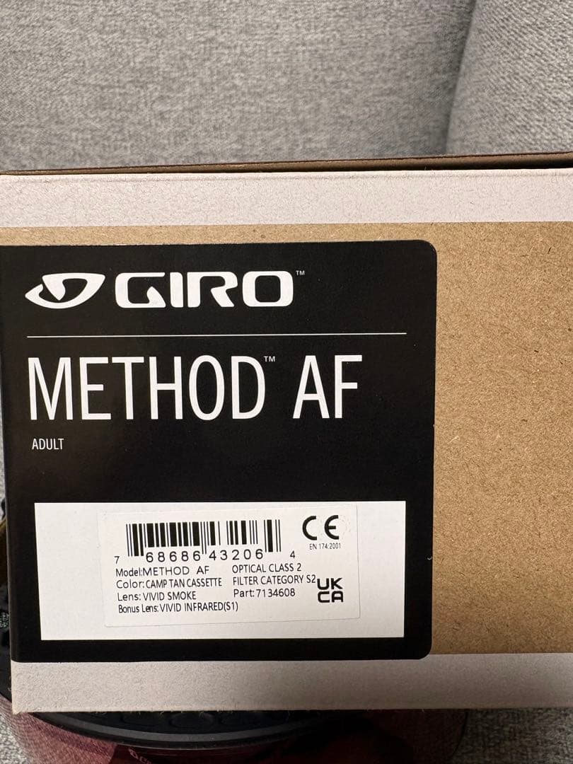 値引きします。 GIRO METHOD AF ゴーグル スペア付き