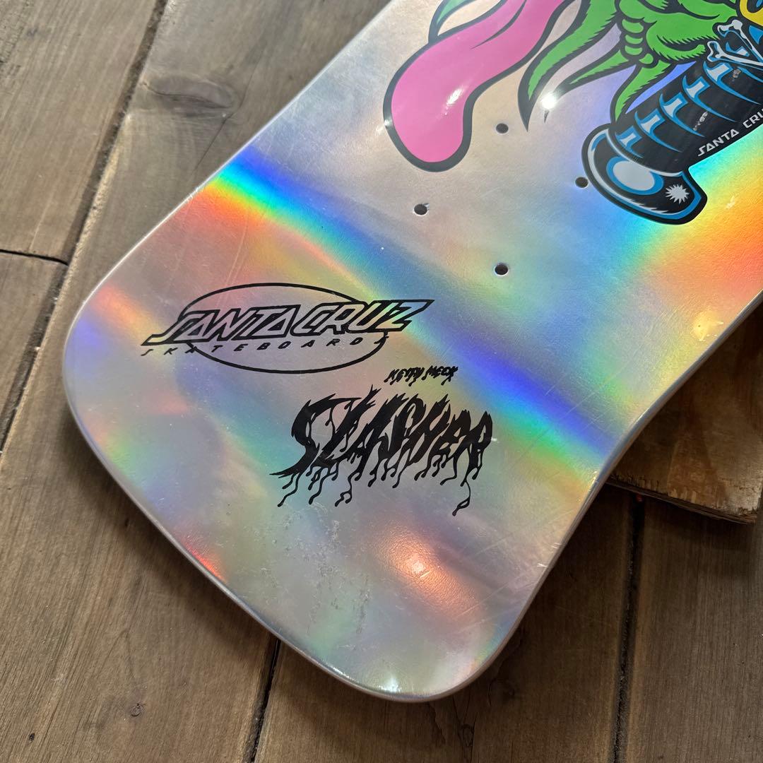SantaCruz MeekSlasher Silverスケボーデッキ10.1㌅