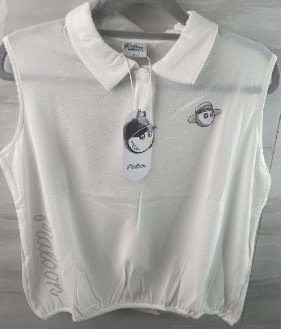 Malbon Golf レディース ノースリーブ ゴルフスカート 上下セット