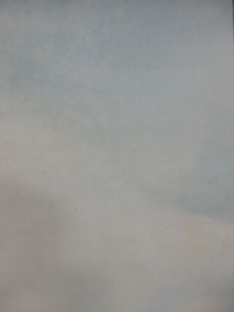日本画家 吉原芳仙『雪景』絹本　掛け軸　直筆保証