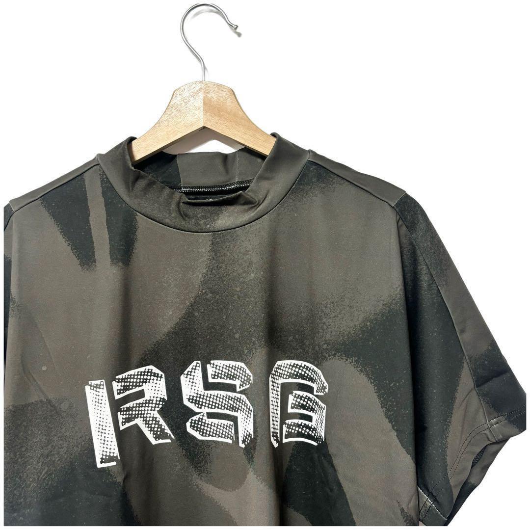 ラッセルノ ゴルフ RSGロゴ スプレー S/S モックネック ブラック L 5