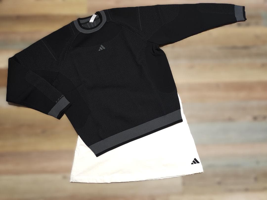 セット！⛳️アディダス♥️PRIMEKNITセーター& ボンディングスカート L