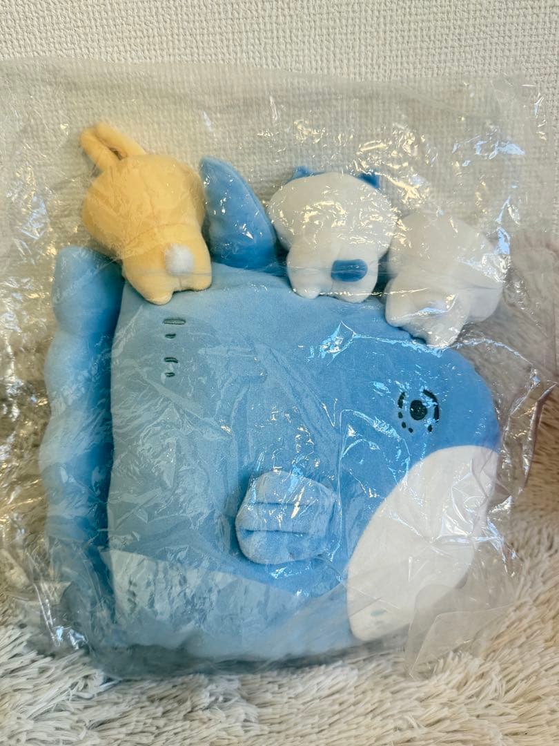 【希少・レア】未開封　ちいかわ　うさぎ　ハチワレ　マンボウでおでかけクッション