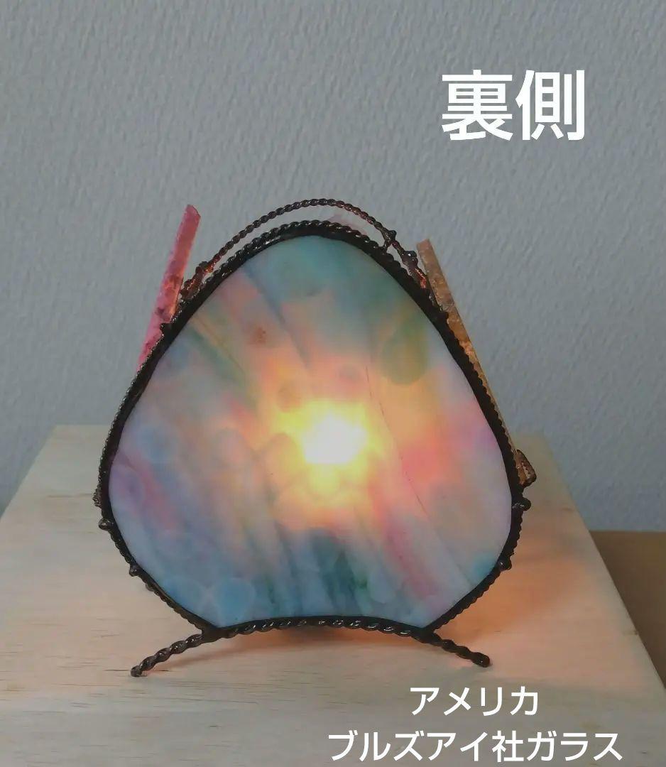 ♥天然石オブジェランプ（フラワーアメジスト）✨