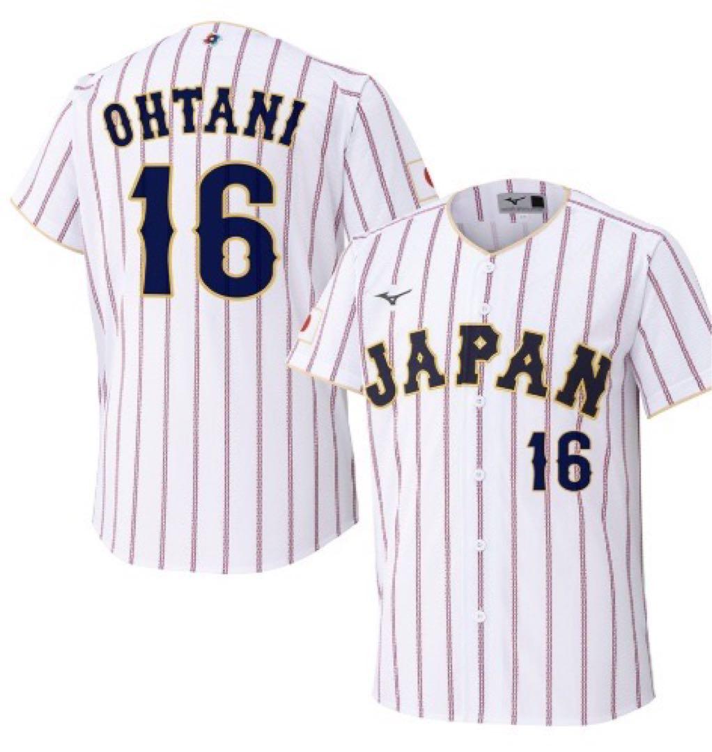 【新品】WBC 侍ジャパン 大谷 翔平 レプリカユニフォーム(ホーム) Oサイズ