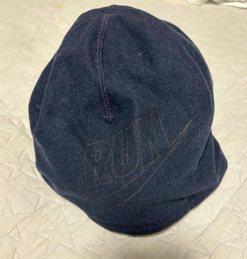 NIKE ナイキ ランニング用　リバーシブルニット帽 ネイビー　レア　ナイキ