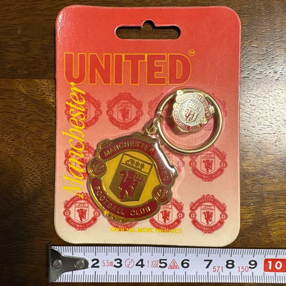 90s マンチェスターユナイテッド キーホルダー&バッジ セット
