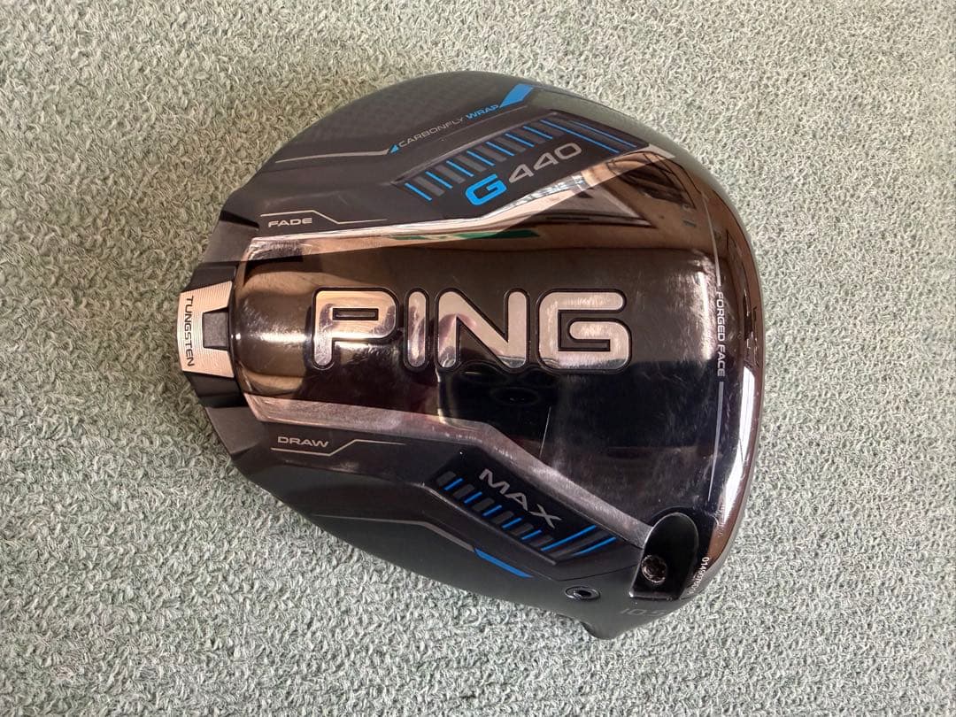 美品 日本純正品 ピン PING G440 MAX 10.5 カバー付