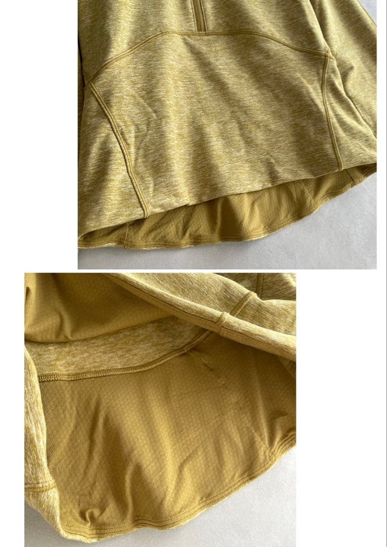 極美品✨ルルレモン　ハーフジップ　クロプド丈トップス　サイズ4 S相当　裏起毛