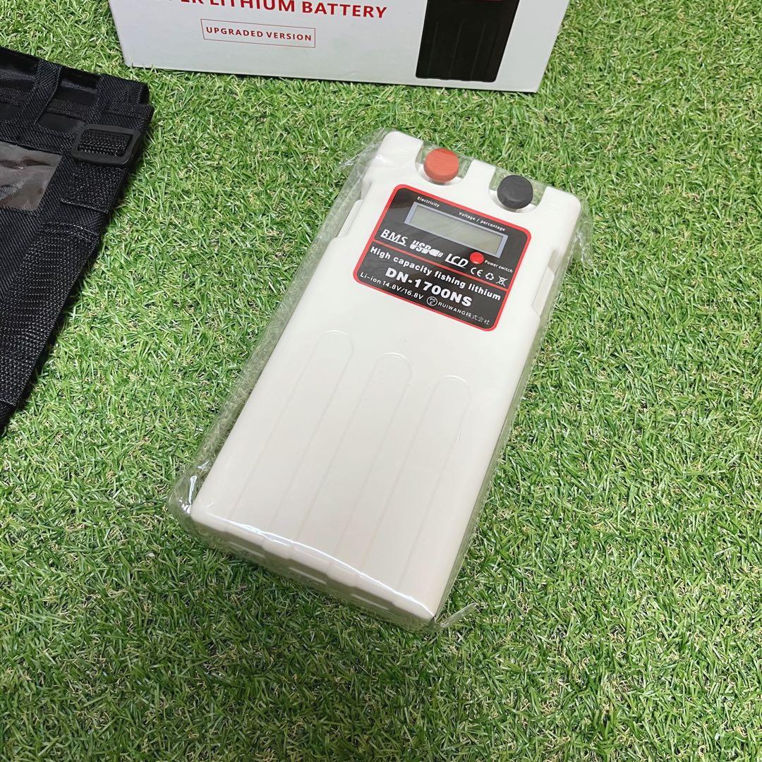 新品未使用 電動リール用マルチバッテリー DN-1700NS 充電器ケーブル欠品
