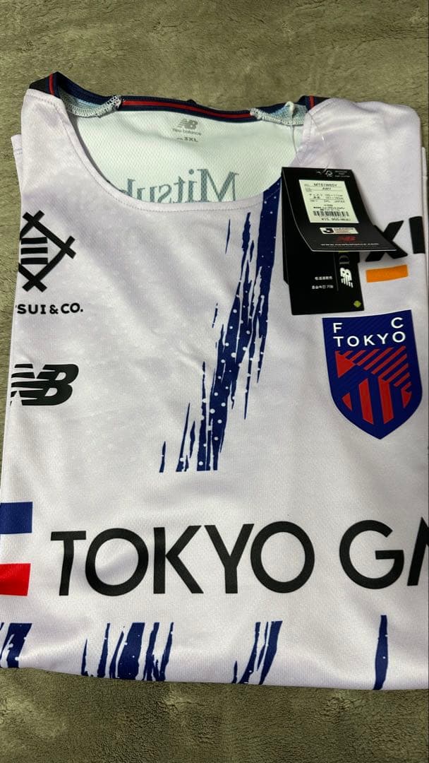 FC東京 New Balance 長袖シャツ 2nd アウェイ 3XL